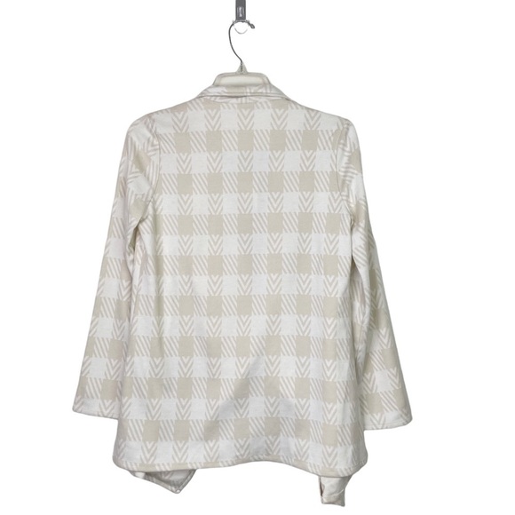 Stitch Fix l BB DAKOTA London Plaid Open Drape Knit Jacket, Small - Picture 4 of 8
